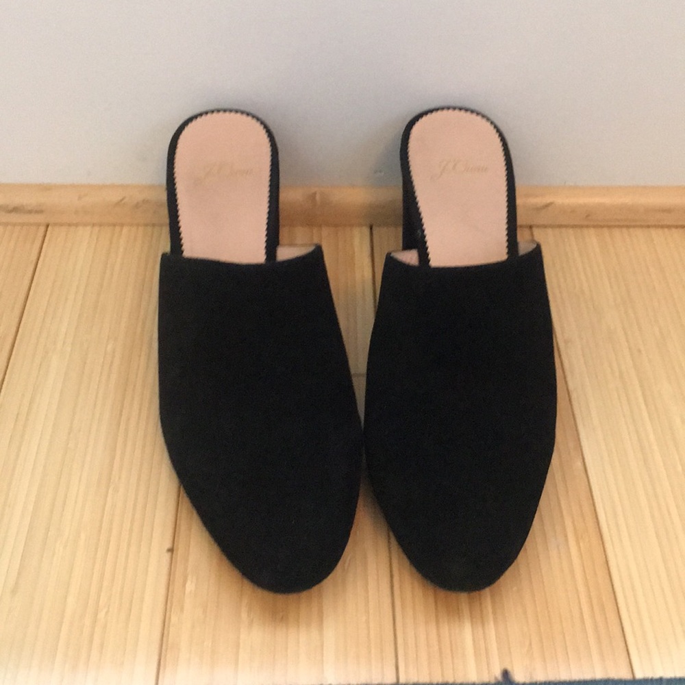 J Crew heeled mules